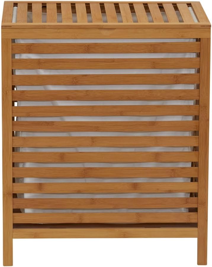 🧺 Woven Laundry Basket – Natural Hamper with Handles for Clothes & Home Storage ✨