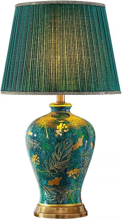 Elegant Ceramic Table Lamp 🏡✨ – Cozy Ambient Lighting for Bedroom 🌙🕯️
