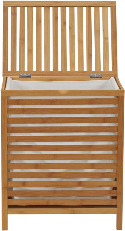 🧺 Woven Laundry Basket – Natural Hamper with Handles for Clothes & Home Storage ✨