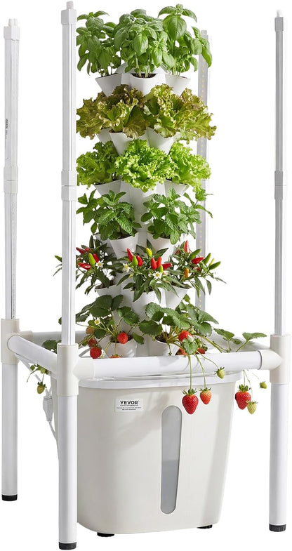 🥬 Hydroponic Growing System – Vertical Garden for Fresh Herbs & Vegetables at Home 🌱✨