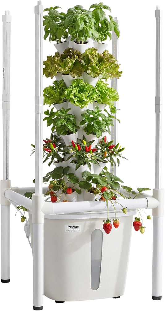 🥬 Hydroponic Growing System – Vertical Garden for Fresh Herbs & Vegetables at Home 🌱✨