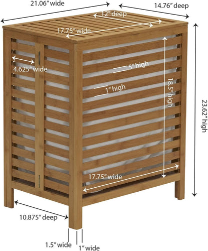 🧺 Woven Laundry Basket – Natural Hamper with Handles for Clothes & Home Storage ✨