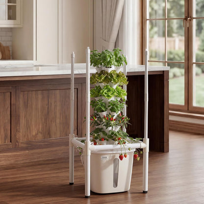 🥬 Hydroponic Growing System – Vertical Garden for Fresh Herbs & Vegetables at Home 🌱✨