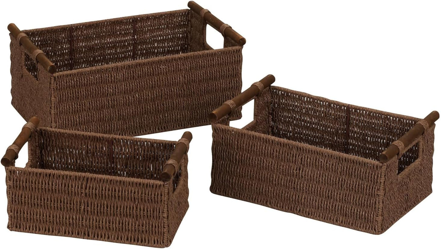 🧺 Woven Storage Baskets – Stylish Organizer Bins for Home, Closet & Shelves ✨