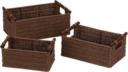 🧺 Woven Storage Baskets – Stylish Organizer Bins for Home, Closet & Shelves ✨