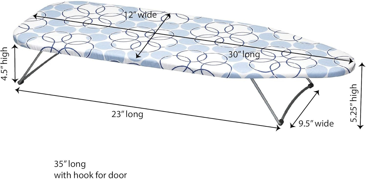 🧺 Tabletop Ironing Board – Compact Foldable Mini Ironing Board for Small Spaces ✨👕