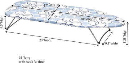 🧺 Tabletop Ironing Board – Compact Foldable Mini Ironing Board for Small Spaces ✨👕