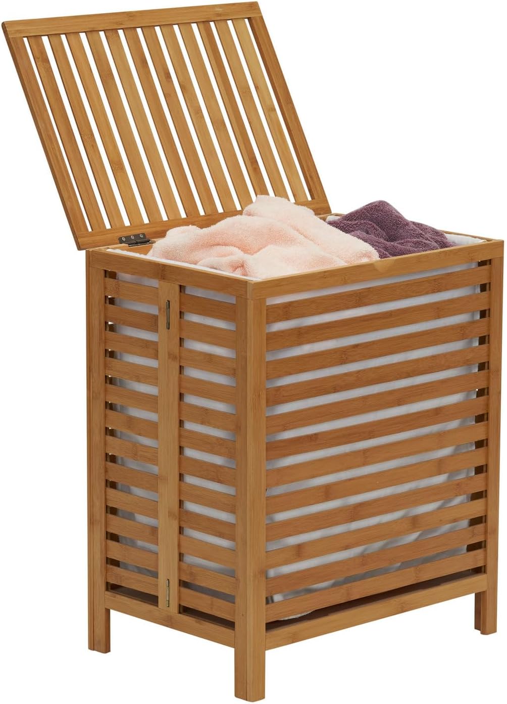 🧺 Woven Laundry Basket – Natural Hamper with Handles for Clothes & Home Storage ✨