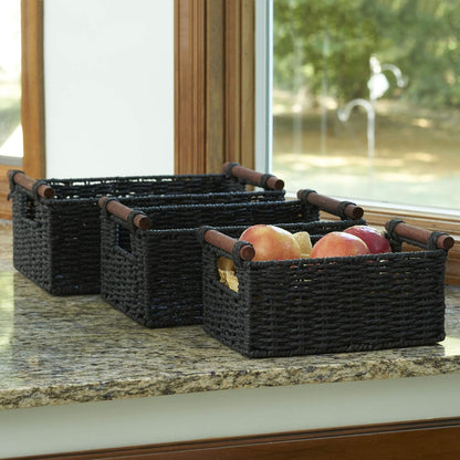 🧺 Woven Storage Baskets – Stylish Organizer Bins for Home, Closet & Shelves ✨