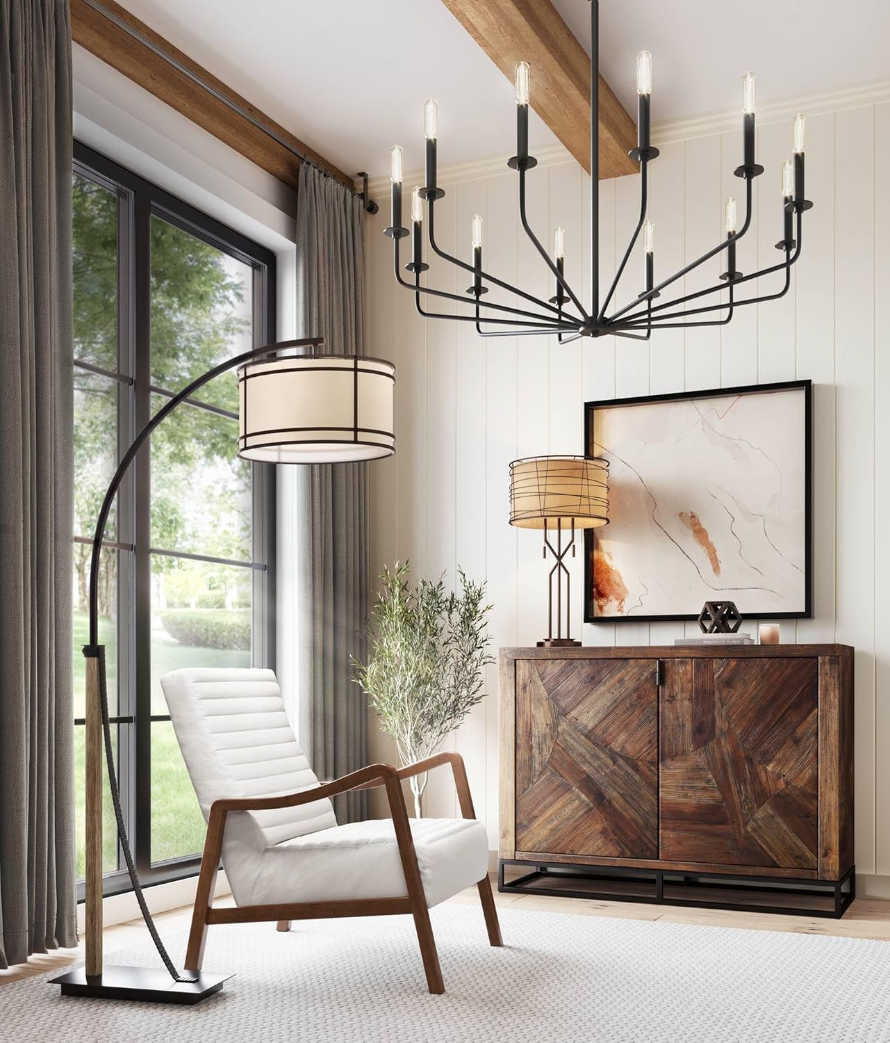 Oatmeal-Toned Rustic Lamp 🌟🏠 – Bring Warmth & Charm to Your Home