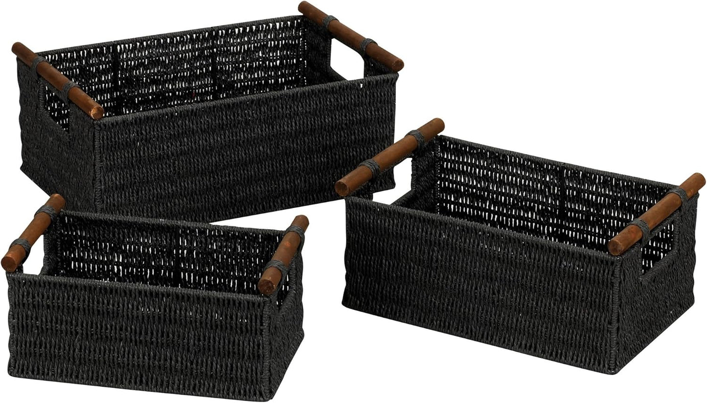 🧺 Woven Storage Baskets – Stylish Organizer Bins for Home, Closet & Shelves ✨